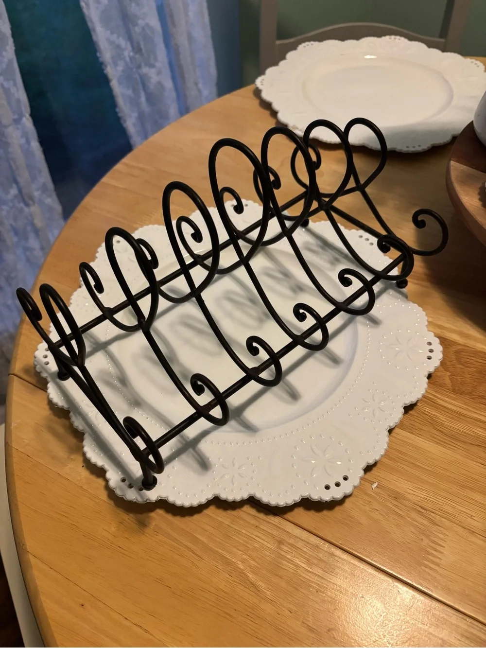 None metal plate place
